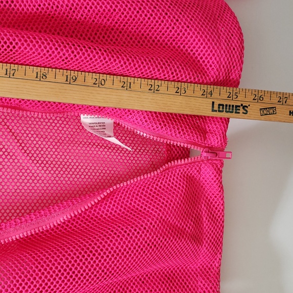 NWT Nina Parker Casual Athleisure Sheer Mesh Hoodie Jacket - Picture 6 of 7